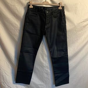 John Varvatos Made in U.S.A. coated jeans! Perfect condition! BOWERY